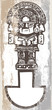 Grunge inca icon. Vector illustration