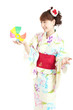 Beautiful kimono woman