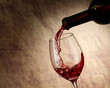 Red Wine glass and Bottle Red Wine glass and Bottle