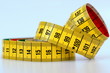 yellow measuring tape