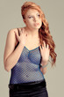 young red haired model