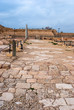 Foto: Ruins of the ancient Romanian harbor, Caesarea, Israel . Ruins of the ancient Romanian harbor, Caesarea, Israel .
