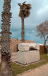 Foto: Ruins of the ancient Romanian harbor, Caesarea, Israel . Ruins of the ancient Romanian harbor, Caesarea, Israel .
