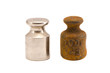isolated new and old balance weights