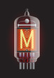 Nixie tube indicator.