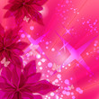 Abstract background with flowers