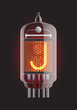 Nixie tube indicator.