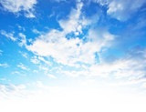 Blue sky background