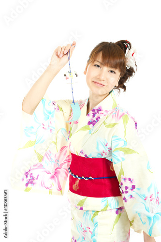 Foto: Beautiful kimono woman Beautiful kimono woman