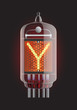 Nixie tube indicator.