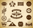 Set of vintage Premium Quality labels