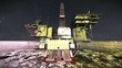 canvas print picture - Oil platform