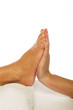 fussmassage in reflexzonen handgriff vertikal