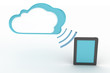 Illustration: cloud newworking cloud newworking