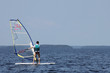 Surfer on regatta