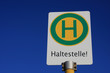Haltestellenschild Haltestelle