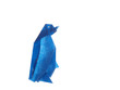 Pingouin bleu origami