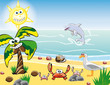 Strand Kindermotiv