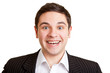 Lachender Manager