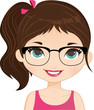 Girl Avatar glasses