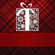 Christmas box card. EPS 8