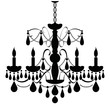 Chandelier - Black