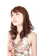 Beautiful young woman. Portrait of asian woman.