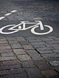 Fahrradweg-Kopfstein