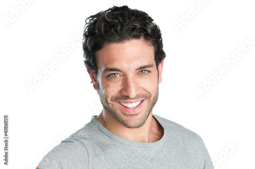 Photo: Joyful man face Joyful man face