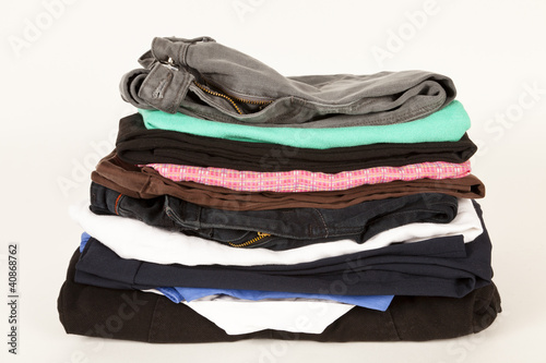 Photo: Pile Of Old Clothes Pile Of Old Clothes