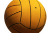 Water polo ball on white Water polo ball on white