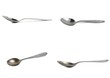 Spoon collages isolated