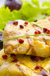 gebratene fisch mit  balsamico creme