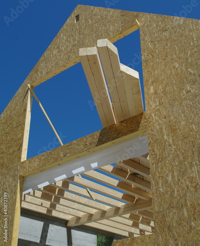 Photo: maison ossature bois maison ossature bois