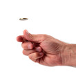 arm and coin