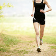 Photo: Female runner in nature Female runner in nature