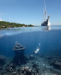 Underwater landmark