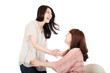 Beautiful young women. Portrait of asian women.