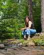 Beautiful woman resting