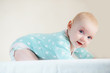 Portrait of a four months old baby