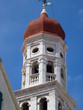 The campanile of the church of Betina in Croatia The campanile of the church of Betina in Croatia