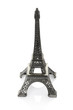 Eiffel tower model isolated, clipping path included
