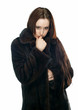 the sad girl in a fur coat the sad girl in a fur coat