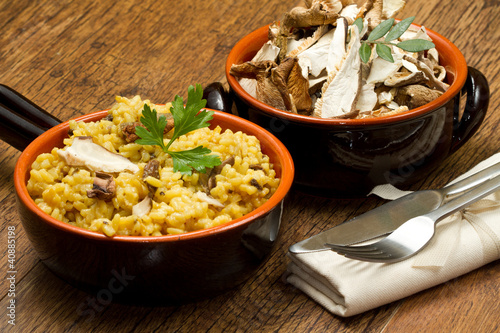 Foto: risotto con funghi risotto con funghi