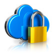 Cloud computing security concept