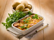 Homemade potato cake, vegetarian food Homemade potato cake, vegetarian food