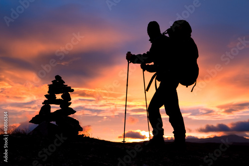 Foto: Trekking for atemberaubendem Horizont Trekking for atemberaubendem Horizont