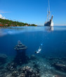 Underwater landmark