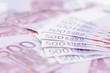 500 Euro Scheine Nahaufnahme