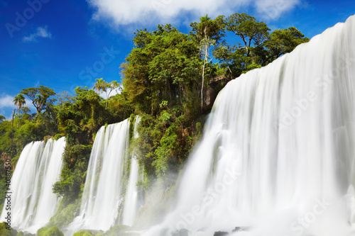 Photo: Iguassu Falls, view from Argentinian side Iguassu Falls, view from Argentinian side